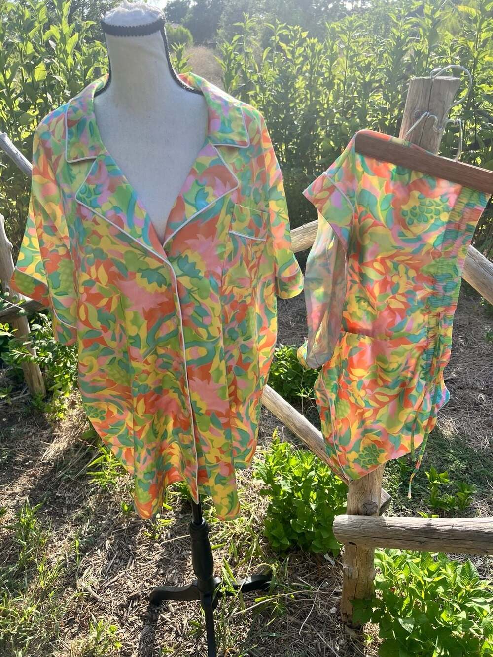 Show Me Your Mumu Slumber PJ Set in Twiggy Tulips
